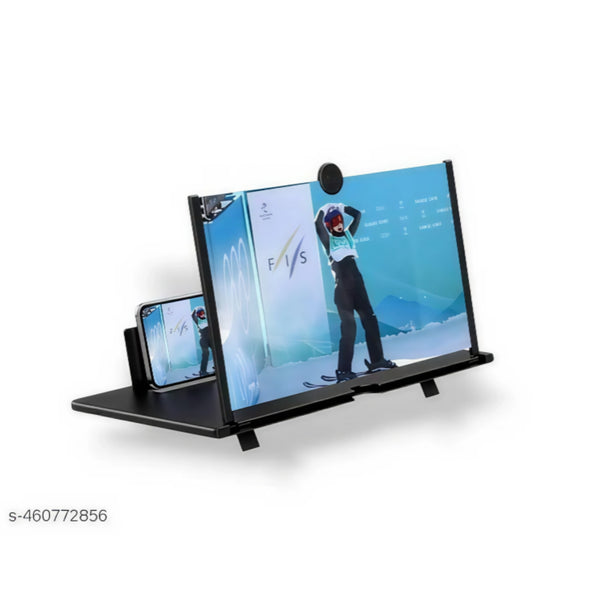 Mini Theater Phone Stand with Screen Magnifier – Eye Comfort Design