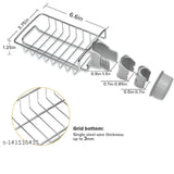Adjustable Faucet Storage Rack – Soap & Scrub Holder