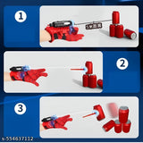 Spider Man Web Shooter Toy – Kids Action Blaster with Safe Web Launcher, Superhero Role Play Toy for Indoor & Outdoor Fun