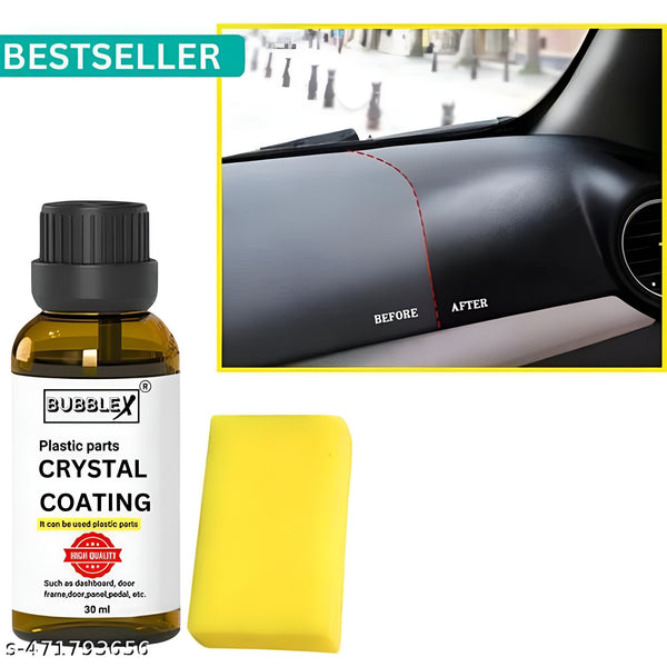 CrystalShine Plastic Coating – 30ml Protective Gloss for Car & Bike Parts