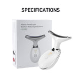 LED Light Therapy Face Massager – Anti-Wrinkle & Skin Tightening Device (Rechargeable)