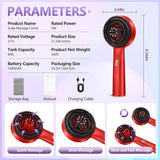 Multifunctional Red Light Hair Comb – 630nm Scalp Massage & Hair Nourishing Brush