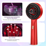Multifunctional Red Light Hair Comb – 630nm Scalp Massage & Hair Nourishing Brush